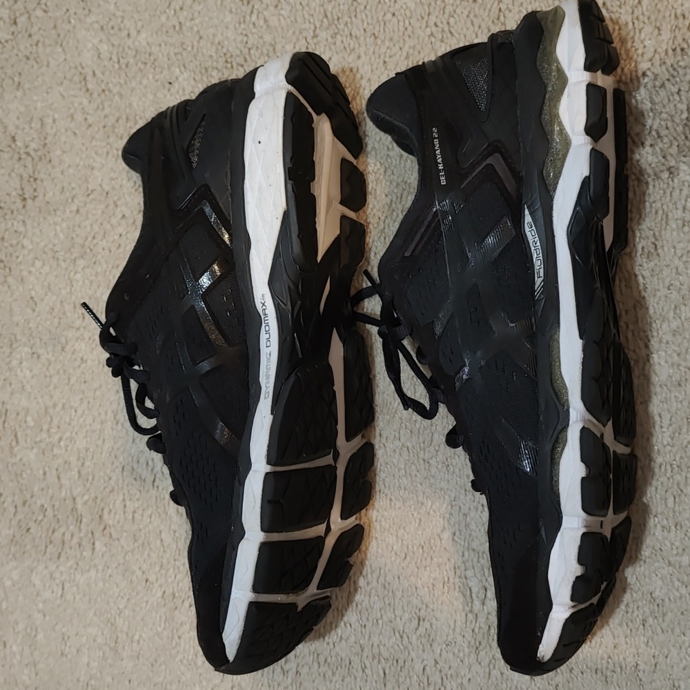 Asics Gel Kayano 22 Black Size 10.5M - Picture 2 of 7